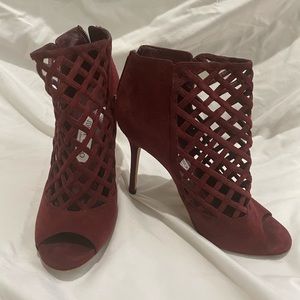 Jimmy Choo peep toe booties